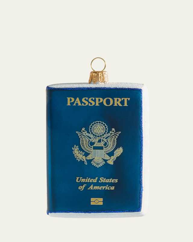 Passport Christmas Ornament
